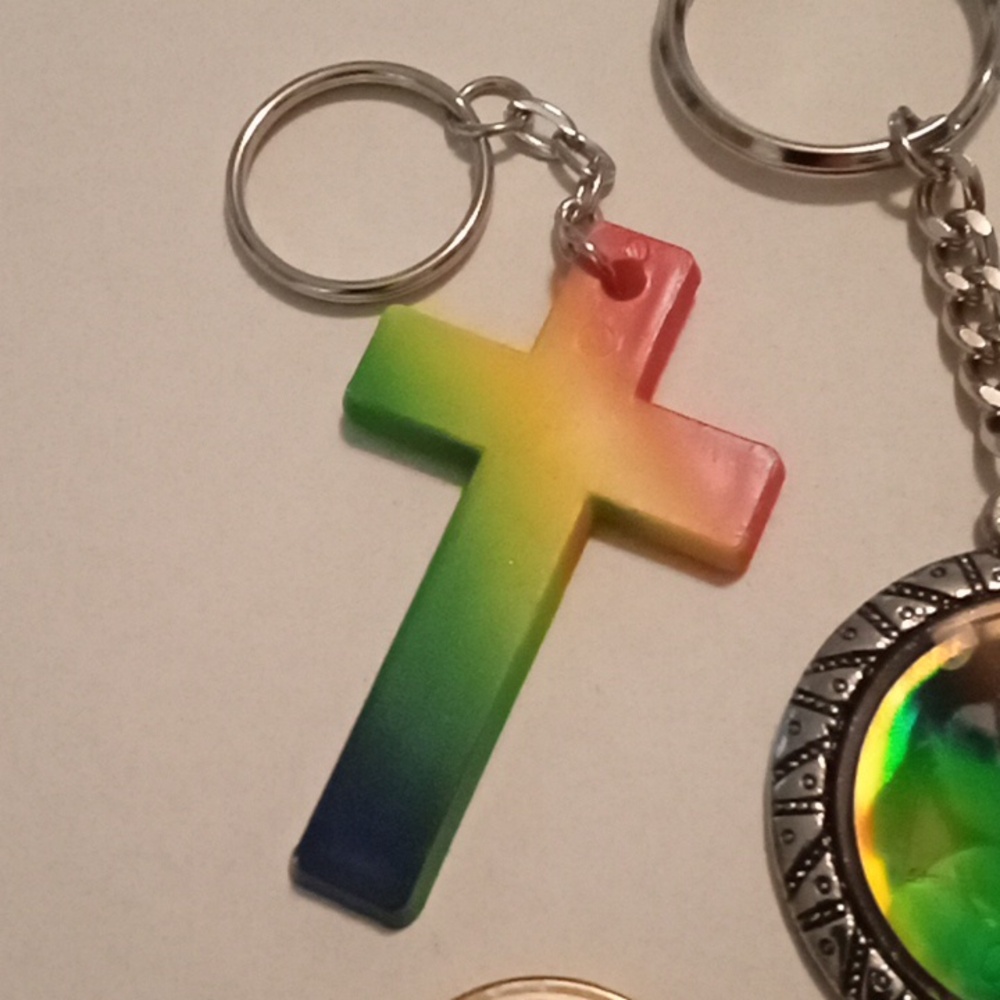 #697.  7 Piece Assorted Keychain Bundle - Picture 8 of 8